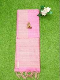 Banarasi Silk Poka Dots Baby Pink Saree